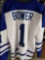 Johnny Bower Signed Hockey Jersey COA