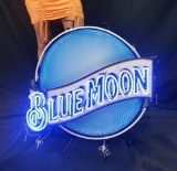 Blue Moon Neon Sign