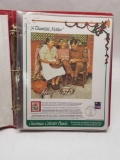 Christmas Norman Rockwell Stamp Book