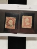 Vintage 3 Cent Washington Stamp 2 Units