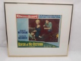 River Of No Return Framed Movie Poster Art Print