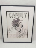 Ken Caminiti Signed Framed Art Drawing