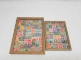 Vintage US Stamps In Frames 2 Units