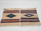 Small Indian Woven Placemats 2 Units