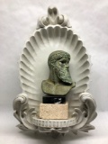 Greek Philosopher Bust, Elegant Display