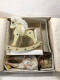 Any Porcelain Doll W/ Rocking Horse by Jane Zidjunas