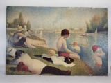 Seurat Bathing At Asnieres Painting on Canvas