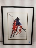 Buck Taylor Signed Artwork Framed