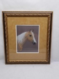 Safar Chalk Art Horse Framed