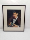 Signed Western Actor Photo Framed