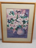 Ruth Hanson Framed Painting Flowers