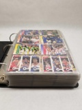 Binder Full of Basketball Cards in Pages