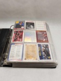 Binder Full of Basketball Cards in Pages