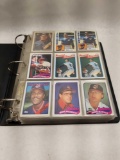 Binder Full of Baseball Cards in Pages