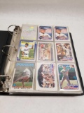 Binder Full of Baseball Cards in Pages