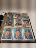 Binder Full of Baseball Cards in Pages