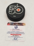 Bernie Parent Signed Hockey Puck COA