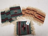 Native American Wooven Coasters 14 Units