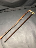 Vintage Walking Cane 2 Units