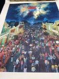 Painting of 1984 USA Olympics at Disneyland