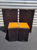 Sony Teac Speakers 4 Units