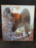 Rosemary Ball Mason Framed Painting Eagle
