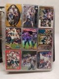 Binder Full of Football Cards in Pages