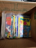 Box of Vintage Comics Looney Tunes Marvel