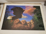 Box of 200 Posters Eagle Mount Rushmore