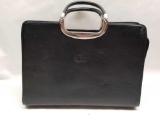 Black Leather Gucci Hand Bag