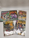 Vintage Marvel Comic Books 5 Units