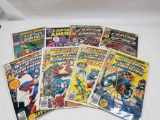 Vintage Marvel Captain America Comic 8 Units