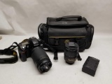Nikon D70 Camera With 2 Zoom Lenses