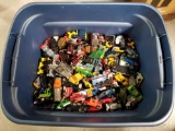 Bin Full of Hot Wheels Cars