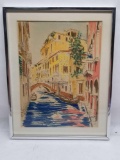 Grazia Carti Signed Watercolor Painting