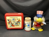 1984 Olympics Thermos, Lunchbox & Eddie the Eagle