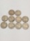 10 Partial Date Buffalo Nickels