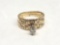 10K Gold & Diamond Ring 3.32g, Size 6
