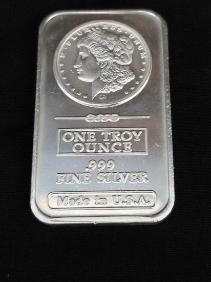 1 Troy Ounce .999 Fine Silver Bar