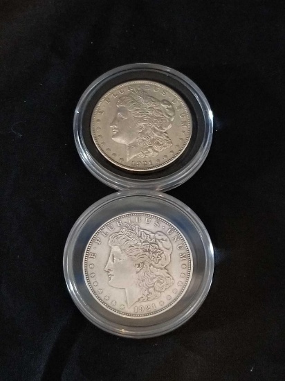 1921 Morgan Silver Dollar 2 Units
