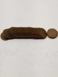 Roll of 33 Wheat Pennies