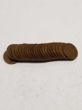 Roll of 24 Wheat Pennies