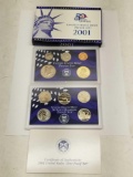 2001 Double Proof Mint Set State Quarters