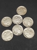 High Grade Buffalo Nickel 7 Units