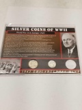Silver Coins of WW2 Dime Nickel 90% Silver