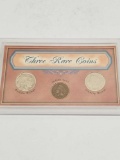 Three Rare 3 Indian Cent Buffalo Liberty Nickel