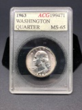 1963 Washington Quarter