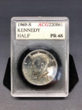 1969 S Kennedy Half Dollar