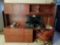 Wall Cabinet Desk With Contents Rm4