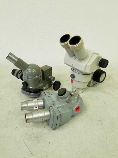 Nikon Olympus Microscope Parts 3 Units